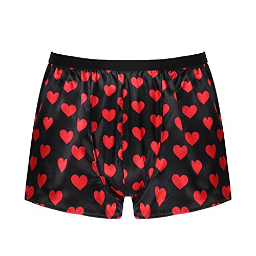 Oyolan Herren Boxershorts Panties Satin Hotpants Dessous Sexy Unterwäsche Boxer Shorts Unterhose für Männer Herz Schwarz L Oyolan Herren Boxershorts Panties Satin Hotpants Dessous Sexy Unterwäsche Boxer Shorts Unterhose für Männer Herz Schwarz L von Oyolan