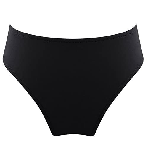 Oyolan Mädchen Badehose Badeslip Basic Bikini Slip Badeshorts Badehose Baden Schwimmen Unterwäsche Swimwear für Kinder Schwarz 146-152 von Oyolan