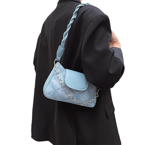 Oyrcvweuylx 2024 NEU Umhängetasche PU-Leder Unterarmtasche für Mädchen Frauen Achseltasche Große Kapazität Handtasche Einkaufstasche von Oyrcvweuylx