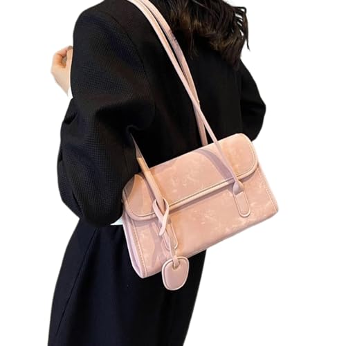 Oyrcvweuylx 2024 NEU Umhängetaschen Einfarbige Unterarmtasche für Mädchen Frauen Achseltasche Handtasche mit großer Kapazität von Oyrcvweuylx