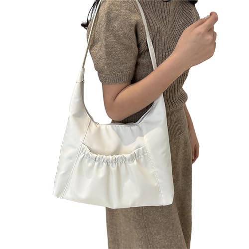 Oyrcvweuylx 2024 Umhängetaschen, einfarbig, Handtasche, Einkaufstasche für Mädchen und Frauen, große Kapazität, modische Taschen von Oyrcvweuylx