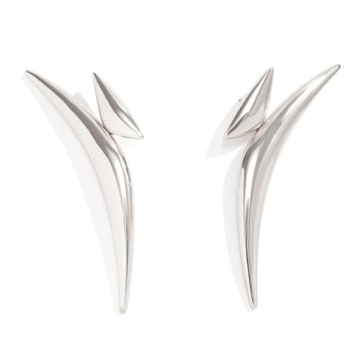 Oyrcvweuylx Dreieckige, spitze Ohrringe für Frauen und Mädchen, minimalistische Designs, übertriebene geometrische Accessoires, 2024, Partyschmuck von Oyrcvweuylx