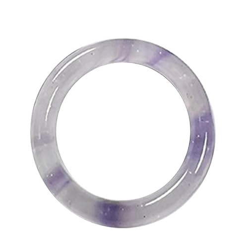 Oyrcvweuylx Mode-Acryl-Imitat-Jade-Ringe, minimalistische ästhetische Fingerringe, einfacher Farbverlauf, stapelbarer Schmuck von Oyrcvweuylx