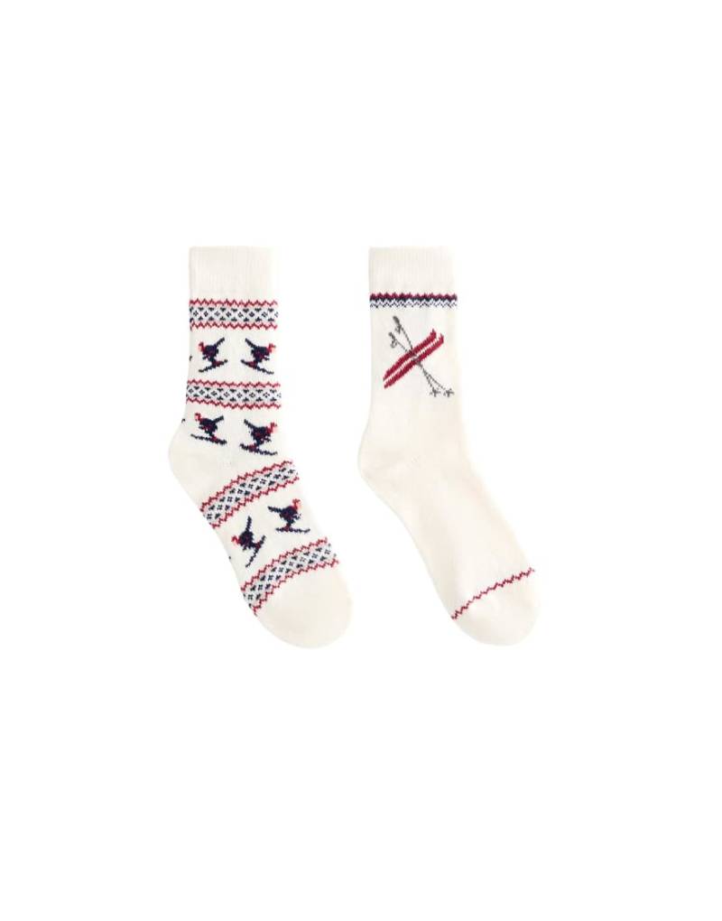 OYSHO - 2er-Pack klassische Jacquard-Socken in Marineblau von Oysho
