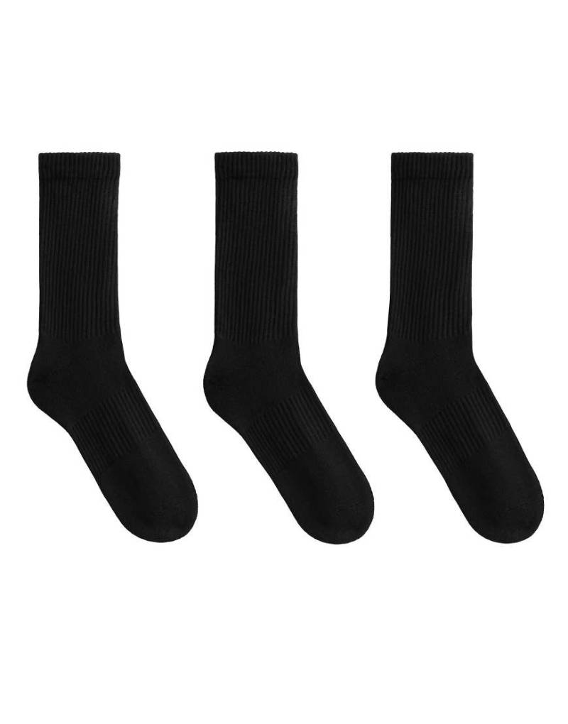 OYSHO - 3 Paar klassische Sportsocken aus Baumwollmix in Schwarz von Oysho