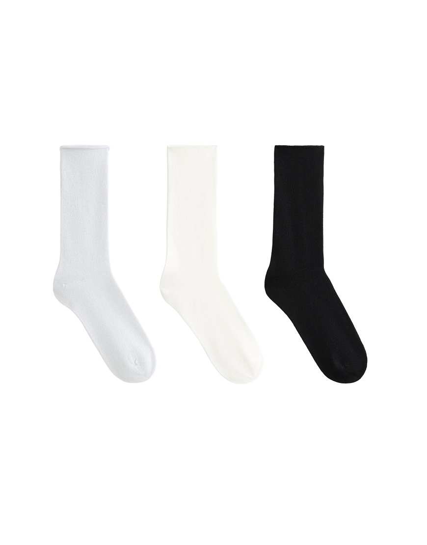 OYSHO - 3er-Pack klassische Socken aus Polyamid-Mix in Schwarz von Oysho