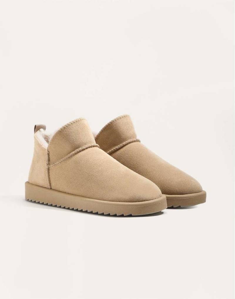 OYSHO - Ankle Boots aus Leder in Sand-Brown OYSHO - Ankle Boots aus Leder in Sand-Brown von Oysho