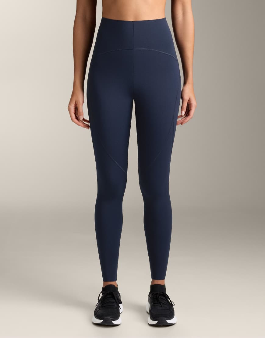 OYSHO - Basic Compressive - Knöchellange Leggings in Marineblau von Oysho