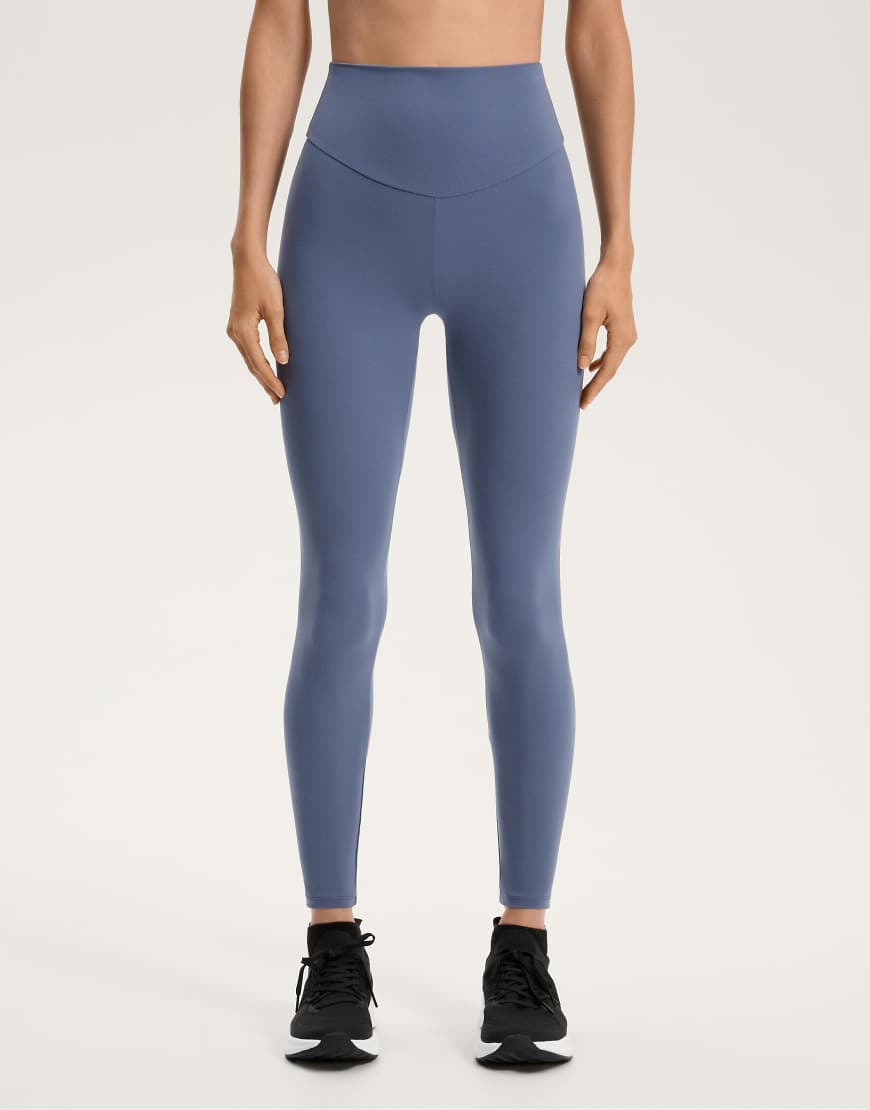 OYSHO - Comfortlux - Knöchellange Leggings in Blaubeere mit hohem Bund von Oysho