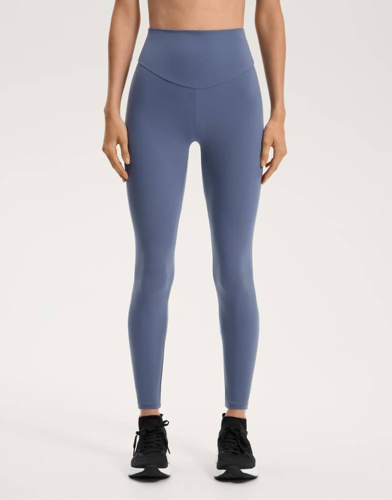 OYSHO - Comfortlux - Knöchellange Leggings in Blaubeere mit hohem Bund von Oysho