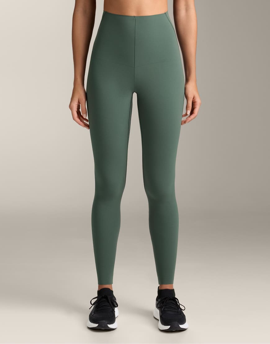OYSHO - Compressive Core Control - Knöchellange Leggings in Grün von OYSHO