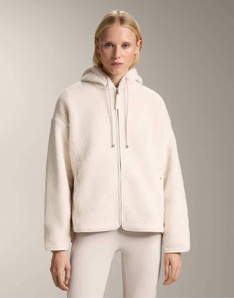 OYSHO - Fleecejacke in Ecru mit Kapuze-Neutral von Oysho