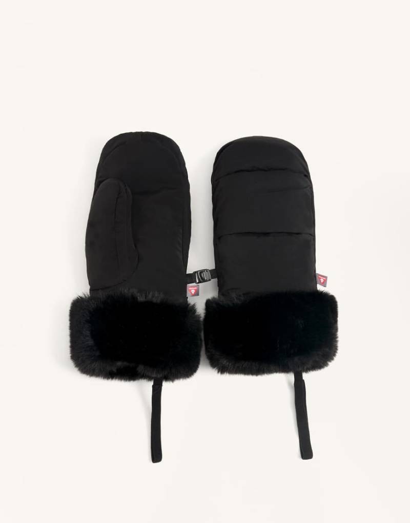 OYSHO - Funktionale Ski-Fäustlinge in Schwarz mit Primaloft-Füllung von Oysho