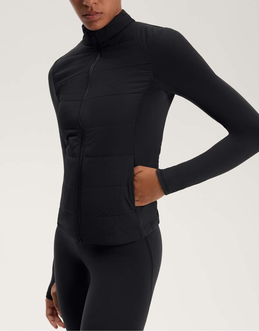 OYSHO - Funktionsjacke in Schwarz mit vulkanischem Fellex-Futter von Oysho