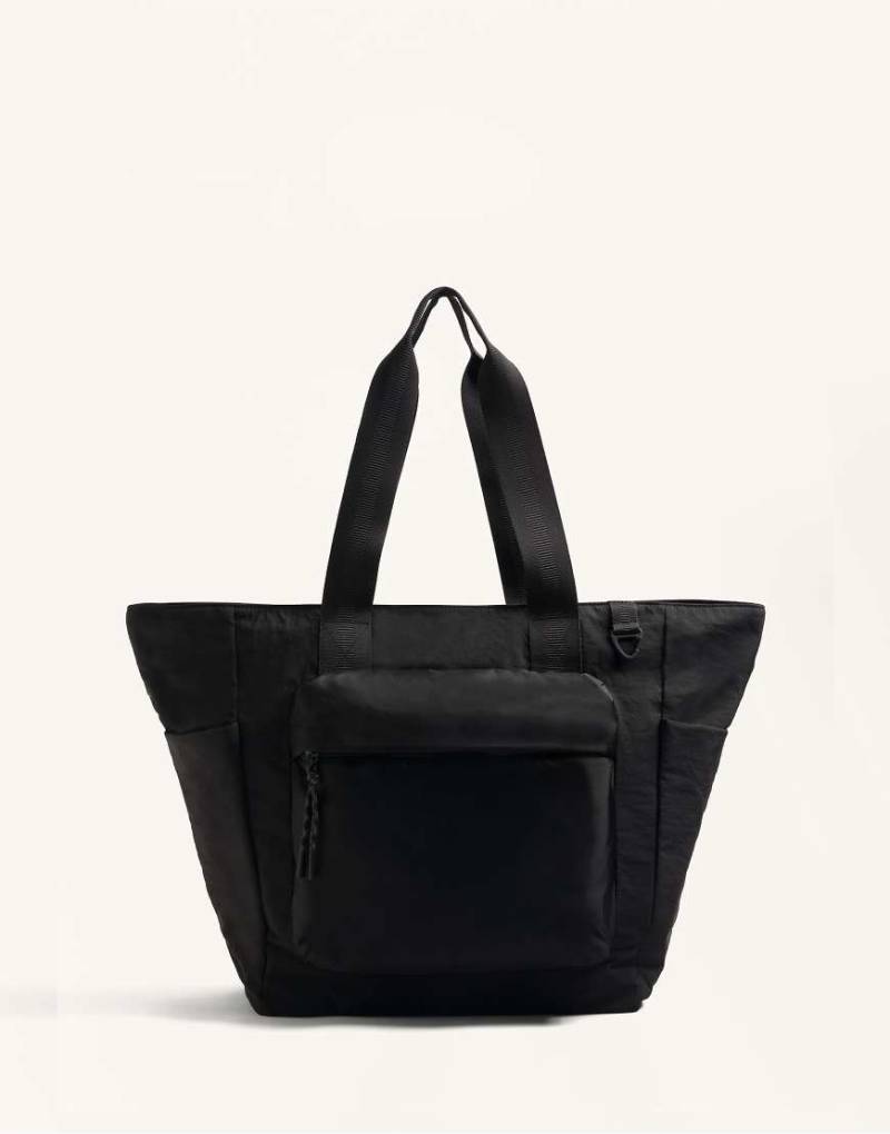 OYSHO - Funktionstasche in Schwarz mit Fronttasche von Oysho