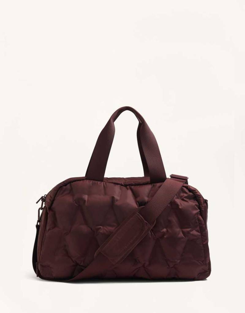 OYSHO - Gepolsterte technische Sporttasche in Rot/Burgunderrot von Oysho