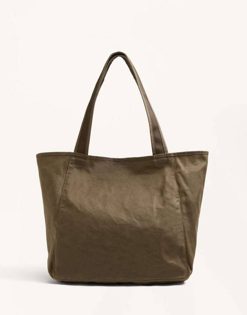 OYSHO - Gewachster Shopper in Lila von OYSHO