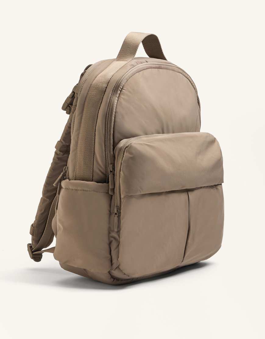 OYSHO - Großer Maternity-Rucksack in Toasted Brown von Oysho