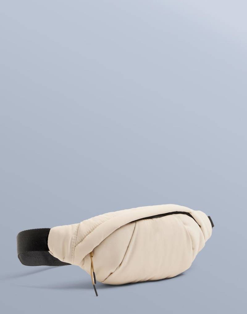 OYSHO - Gürteltasche aus wasserabweisendem Nylon in Ecru-Neutral von OYSHO