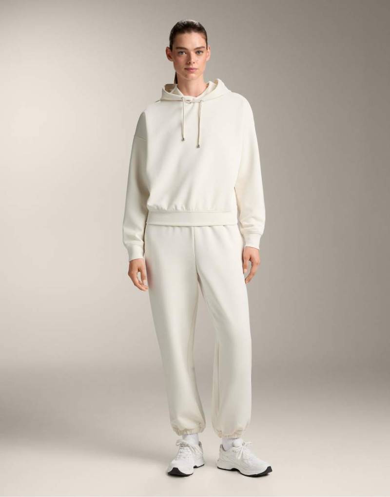 OYSHO - Jogginghose aus angerautem Modalmix in Ecru-Neutral von Oysho