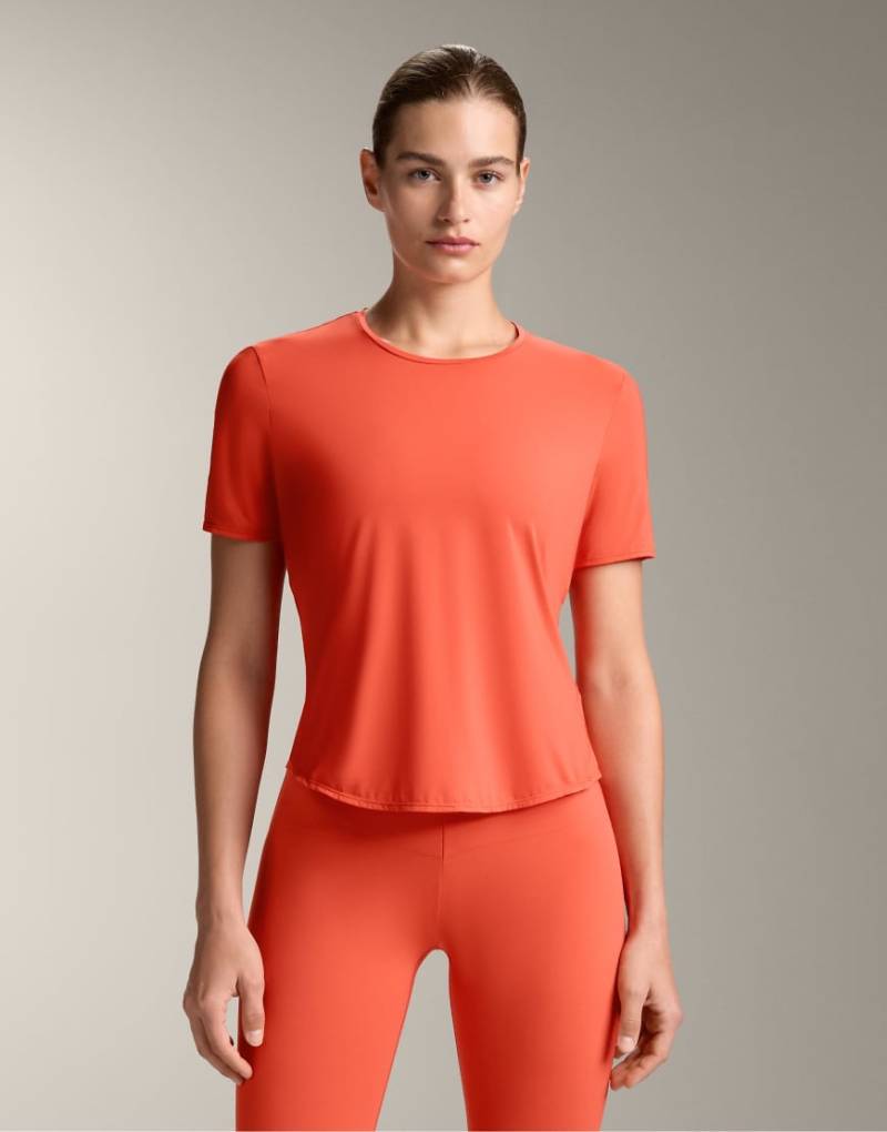 OYSHO - Kurzärmliges Funktions-T-Shirt in Orange von Oysho