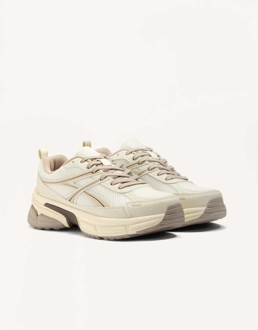 OYSHO - Lauf-Sneaker in Sandbeige-Brown von Oysho