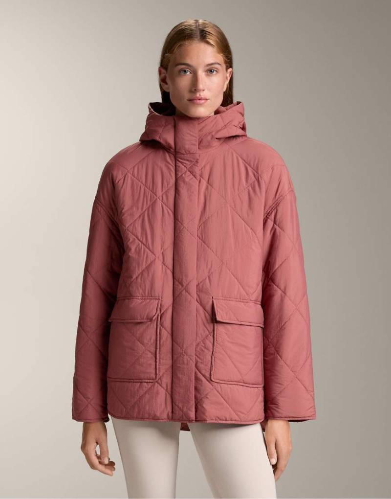 OYSHO - Leichte, wasserabweisende, mit Fellex Aerogel wattierte Jacke in Rosa von Oysho