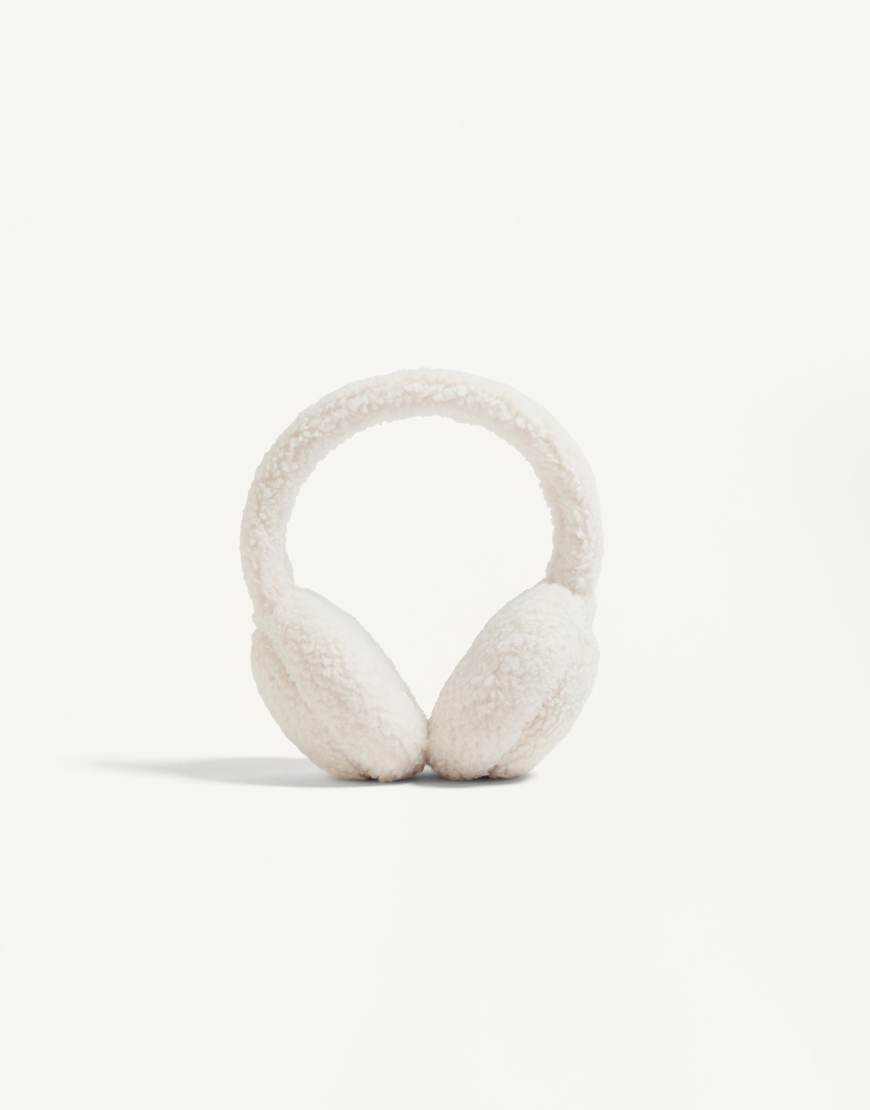 OYSHO - Ohrenschützer in Ecru aus Lammfell-Imitat-Neutral OYSHO - Ohrenschützer in Ecru aus Lammfell-Imitat-Neutral von Oysho