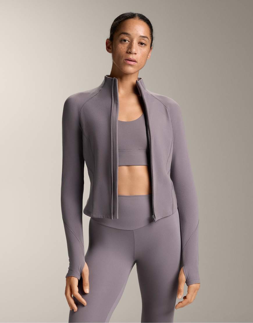 OYSHO - Polar - Funktionale Jacke in Lila von OYSHO