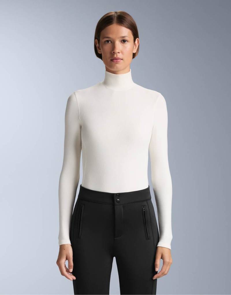 OYSHO - Polar Thermal - Hochgeschlossenes Baselayer-Oberteil in blassem Ecru-Neutral von OYSHO