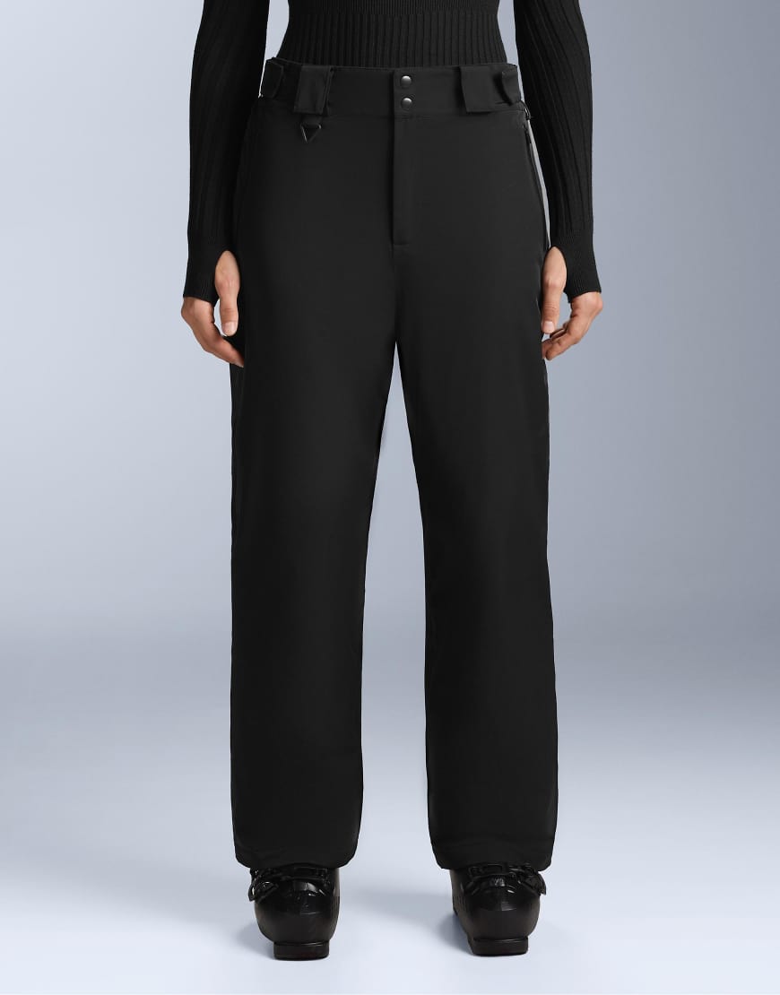 OYSHO - Primaloft - Feel the Performance - Wasserdichte Relaxed Fit Skihose in Schwarz mit geradem Bein von OYSHO