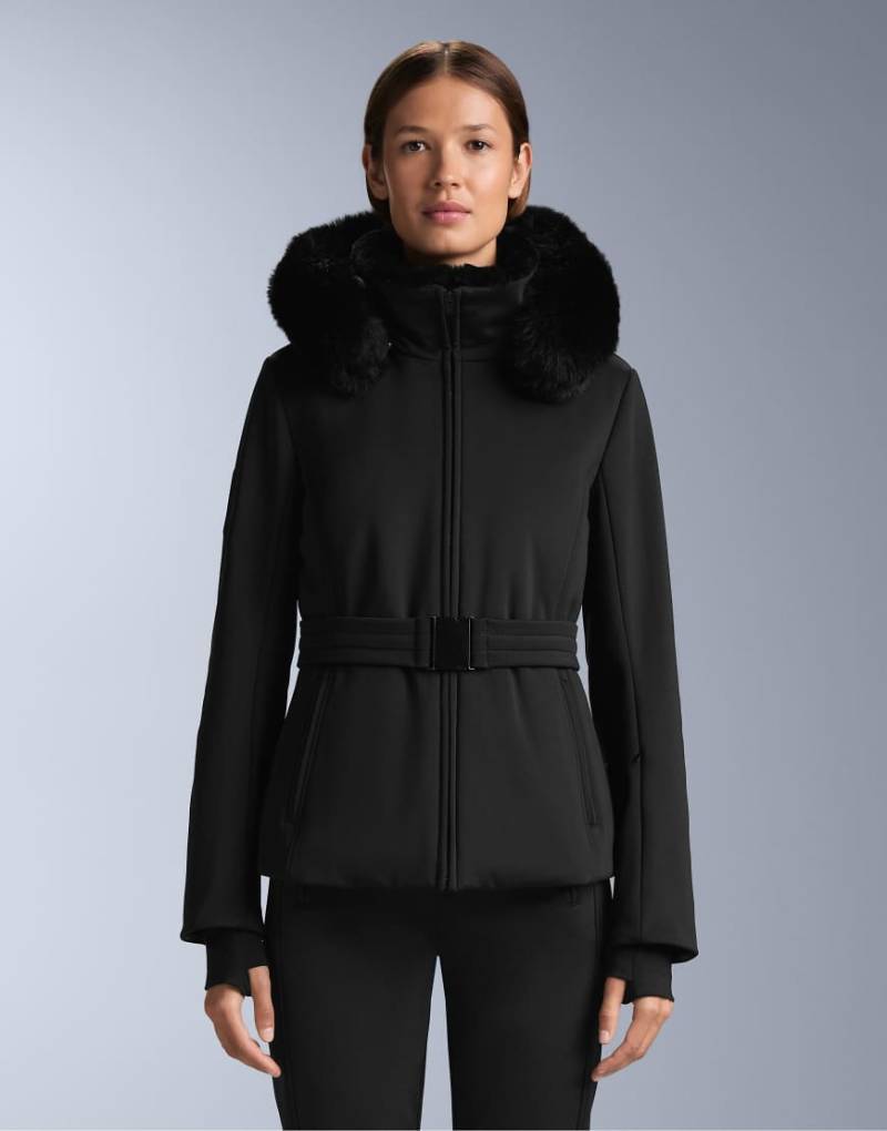 OYSHO - Primaloft - Super taillierte, wasserabweisende Jacke in Schwarz von Oysho