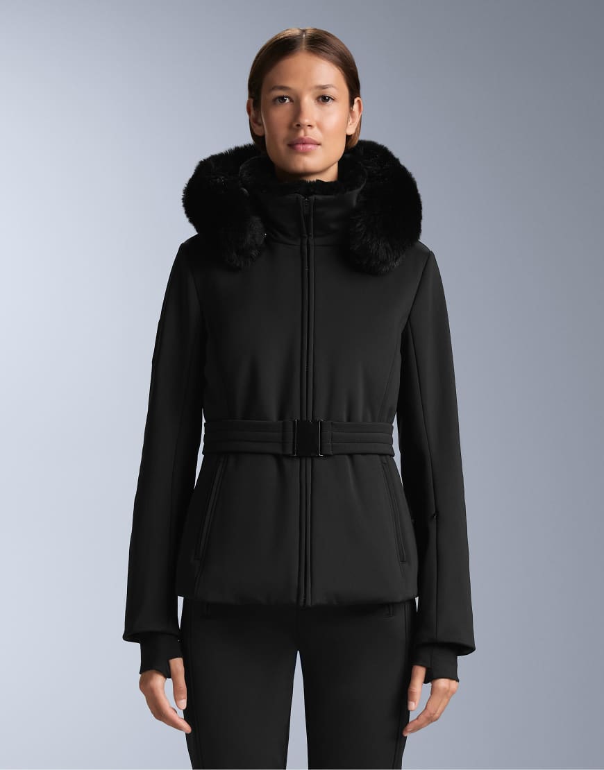 OYSHO - Primaloft - Super taillierte, wasserabweisende Jacke in Schwarz von Oysho