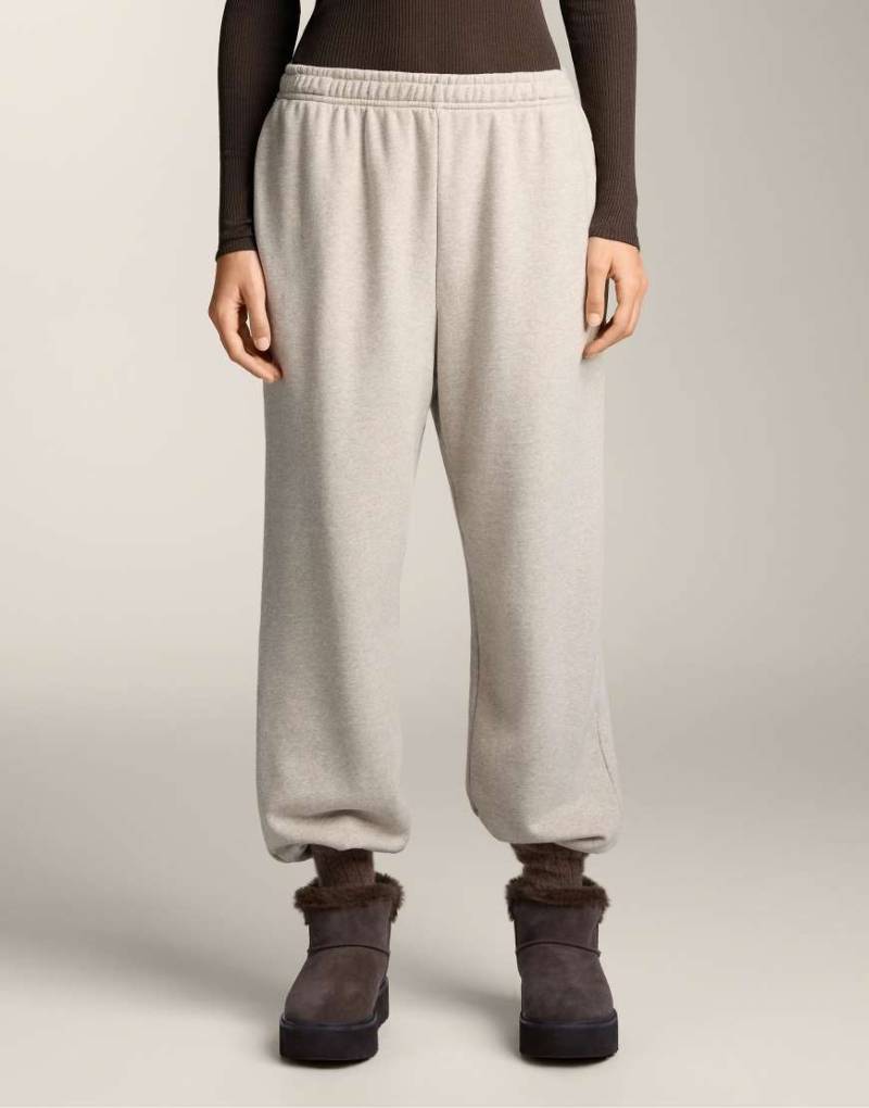 OYSHO - Relaxed-Fit-Jogginghose in Beige mit Baumwolle-Neutral von OYSHO