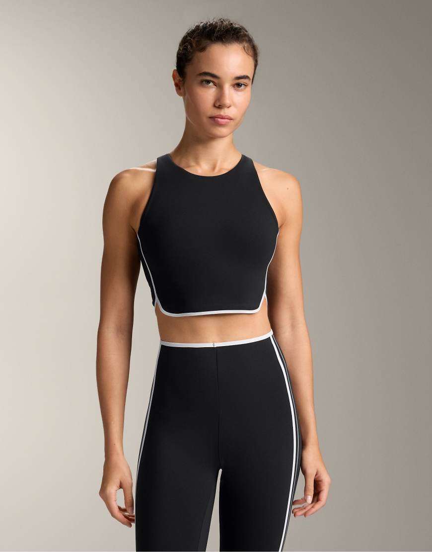 OYSHO - Retro - Kompressions-Tanktop in Schwarz von OYSHO