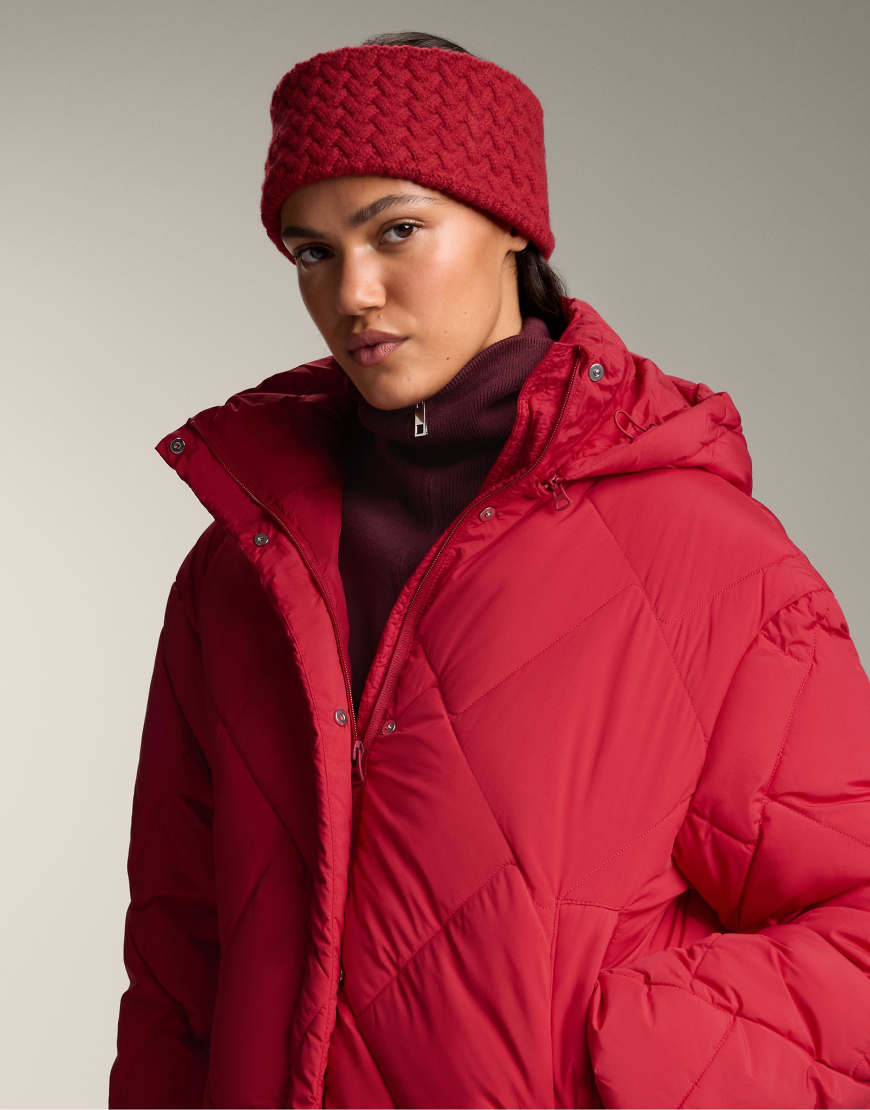 OYSHO - Stirnband aus 100% Wolle in Rot, 10 cm breit von Oysho