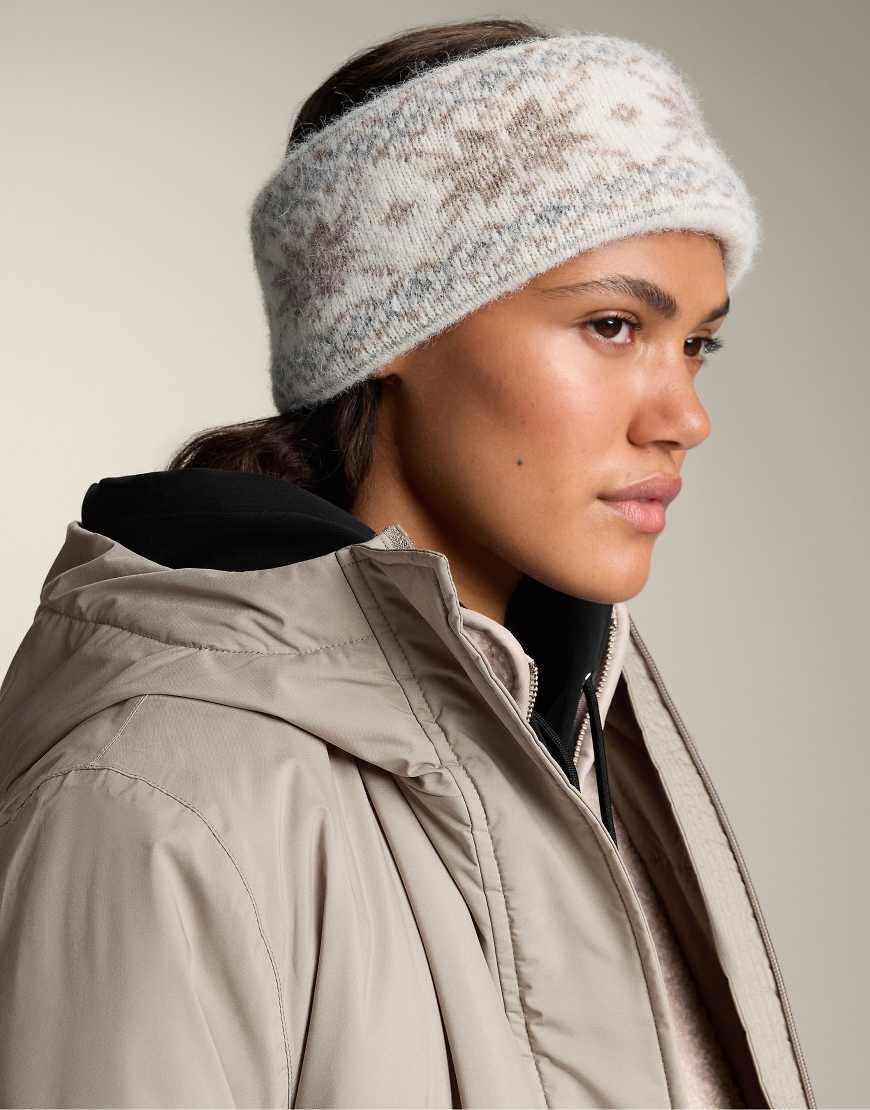 OYSHO - Stirnband in Ecru mit Jacquard-Muster-Neutral von Oysho