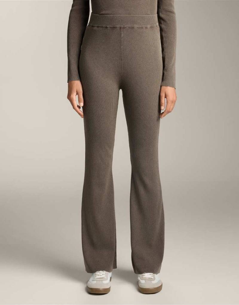 OYSHO - Strick-Schlaghose in Grau von OYSHO