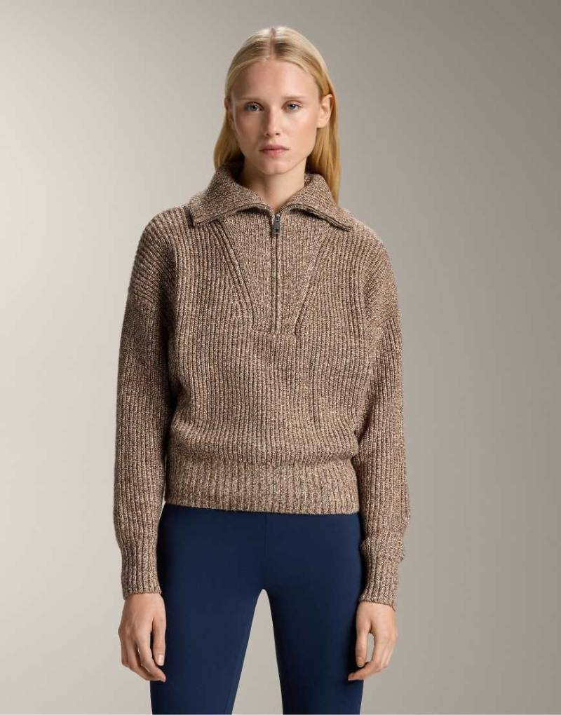 OYSHO - Strukturierter Pullover aus verdrehtem Strick in Gelb von Oysho