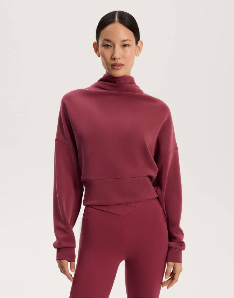 OYSHO - Sweatshirt aus weichem Modal in Lila mit Violett von Oysho