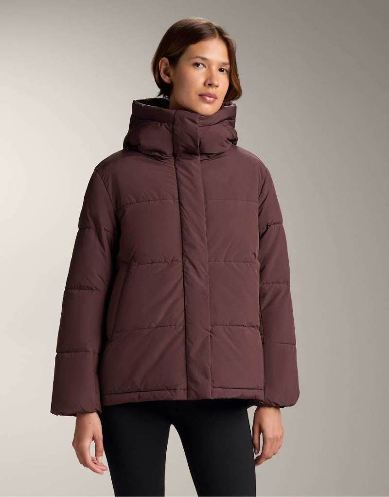 OYSHO - Wasserabweisende, wattierte Jacke aus Primaloft in Rot von OYSHO