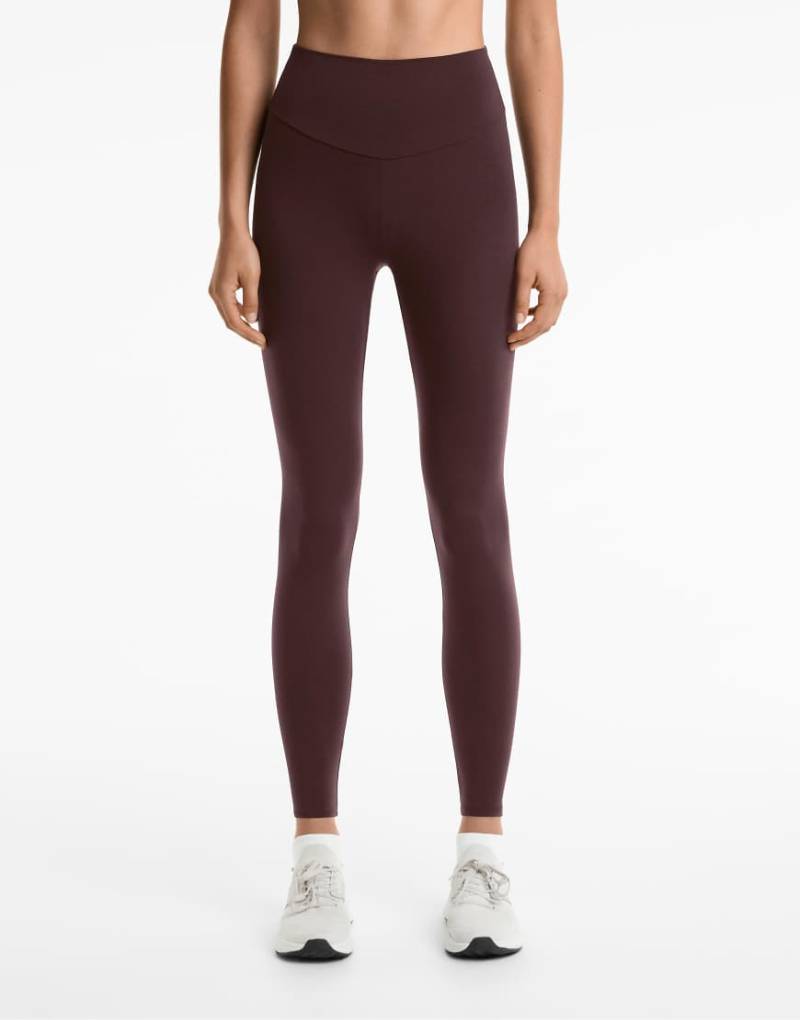 Oysho - Comfortlux - Knöchellange Leggings in Braun mit hohem Bund-Brünette Oysho - Comfortlux - Knöchellange Leggings in Braun mit hohem Bund-Brünette von Oysho