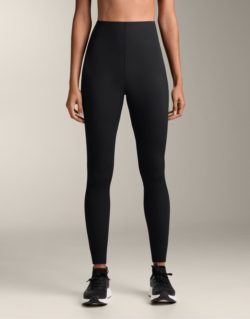 Oysho - Extra Compressive Core Control - Knöchellange Leggings in Schwarz, 65 cm von Oysho