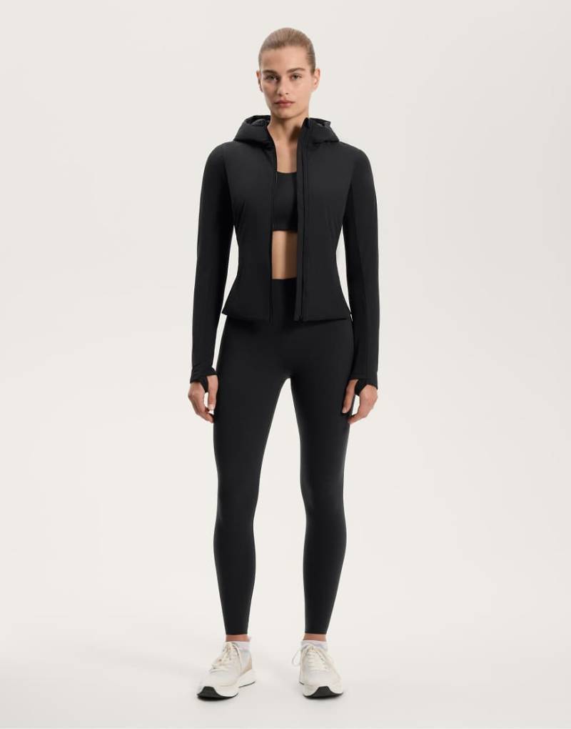Oysho - Jacke in Schwarz mit vulkanischem Fellex-Futter von Oysho