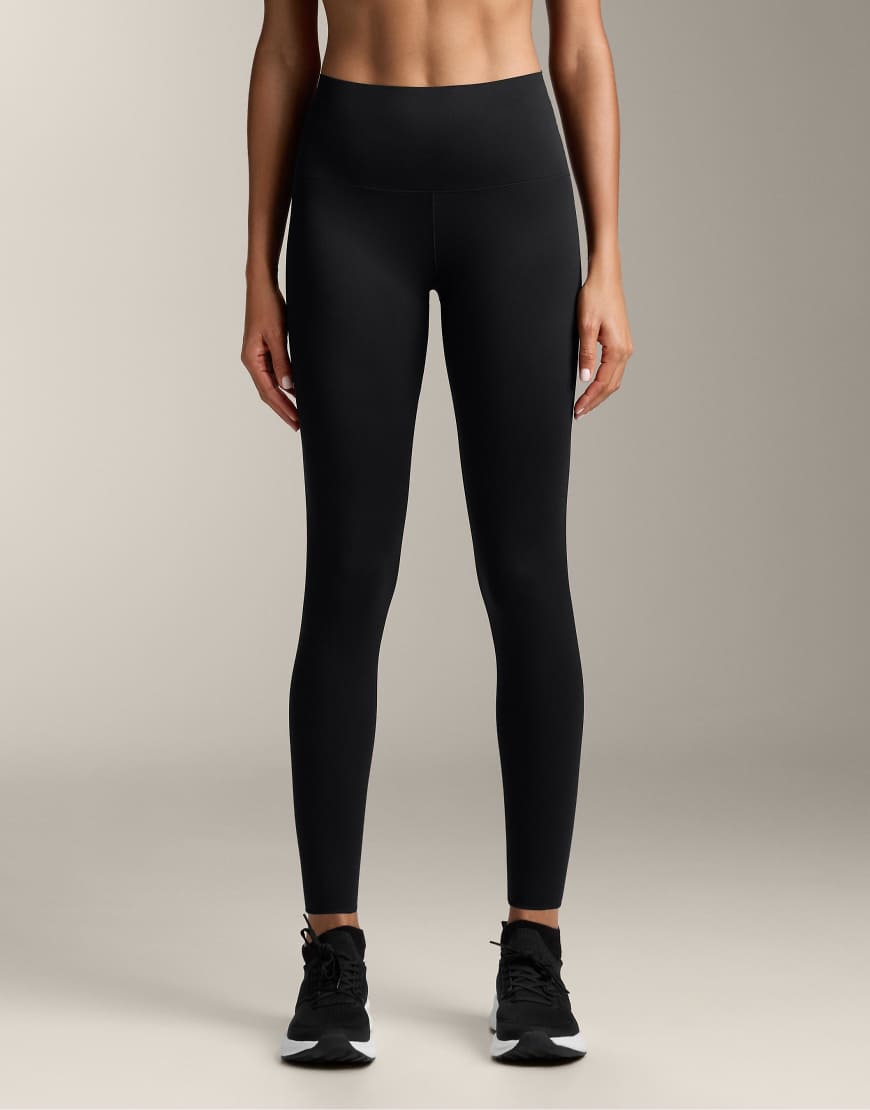 Oysho - Perfect-adapt - Knöchellange Leggings in Schwarz mit hohem Bund, 65 cm von Oysho