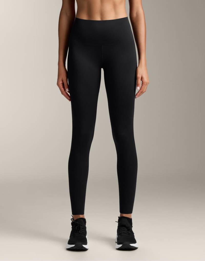 Oysho - Perfect-adapt - Knöchellange Leggings in Schwarz mit hohem Bund, 65 cm von Oysho