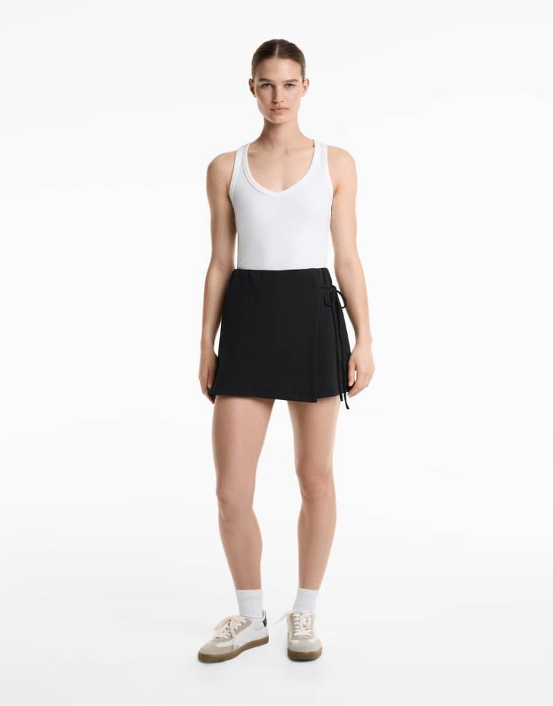 Oysho - Weiche Shorts in Schwarz mit Modalanteil von Oysho