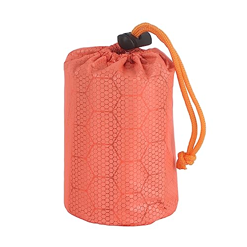 Oytrui Schlafsack für Notfallüberleben, wasserdichte Tragbare Isolationsbeutel Notfallrettung für Camping -Wanderungen Im Freien (Orange) von Oytrui