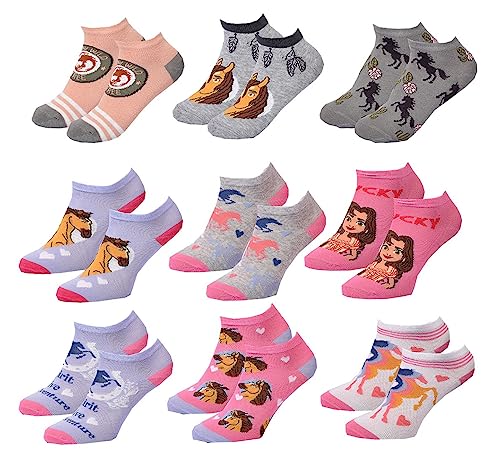 OZABI - Socken Pack Mädchen Spirit, 9 Paar Sneaker Surprise, 31-34 von Ozabi