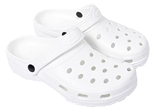 Ozabi - Damenclog aus EVA-Kunststoff, bequem – Schwimmbad-Sandale, Pd7885 weiß, 38 EU von Ozabi